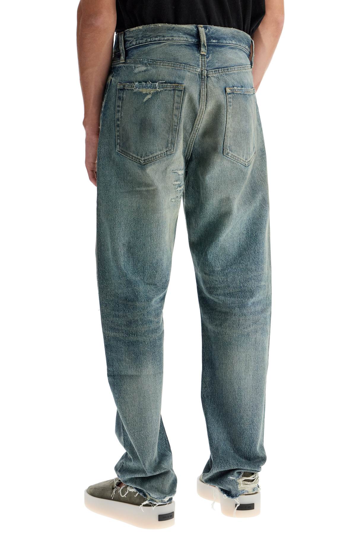 FEAR OF GOD Jeans Distressed A Taglio Dritto