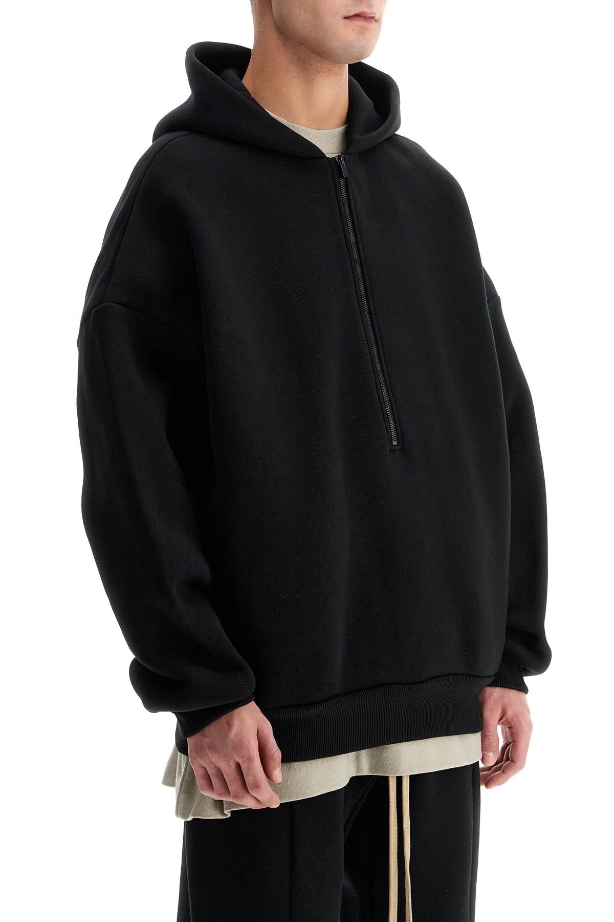 Fear Of God Hooded Sweatshirt With Half Zip