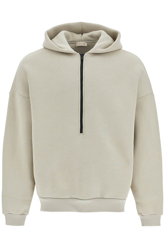 Fear Of God Hooded Sweatshirt With Half Zip