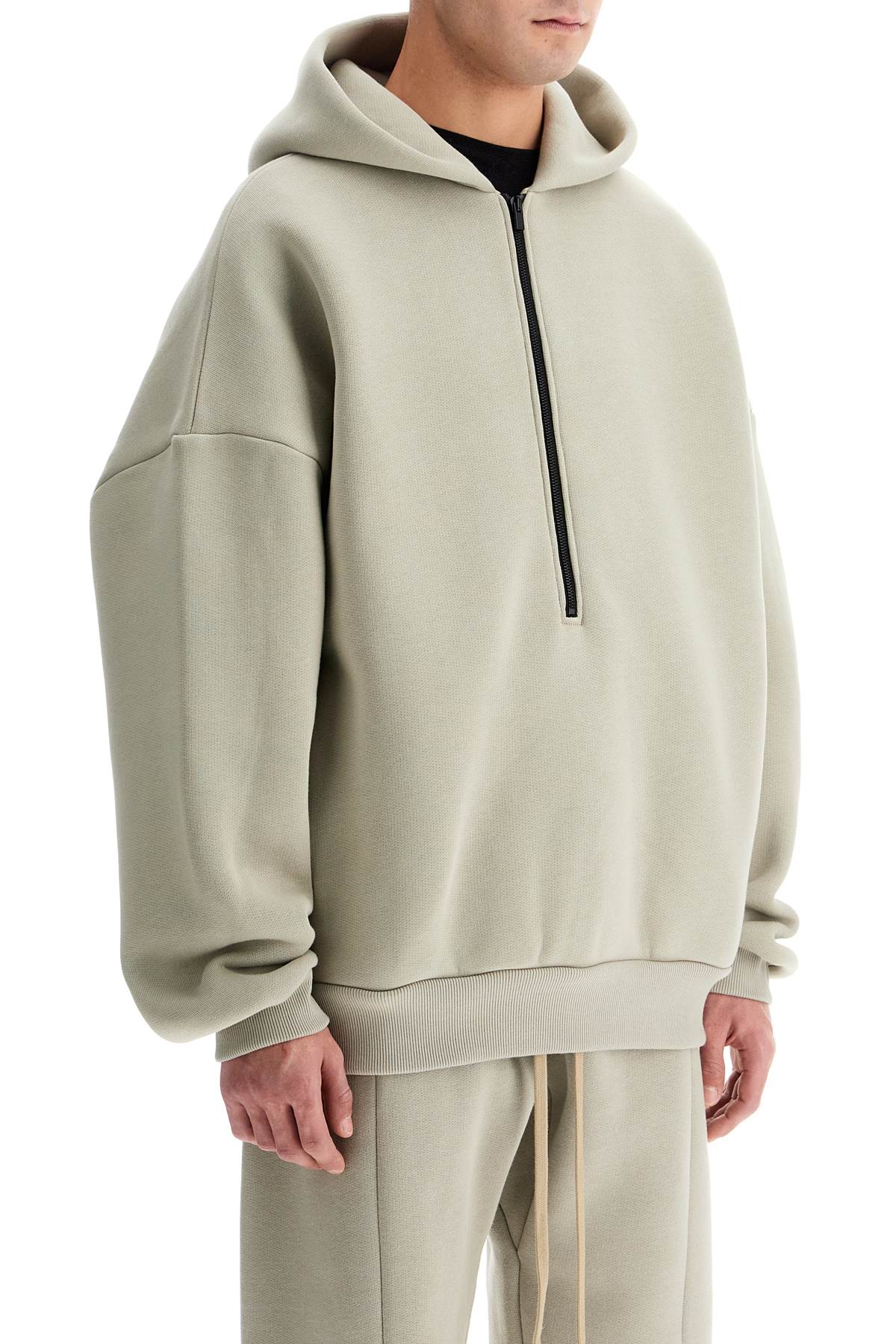 Fear Of God Hooded Sweatshirt With Half Zip