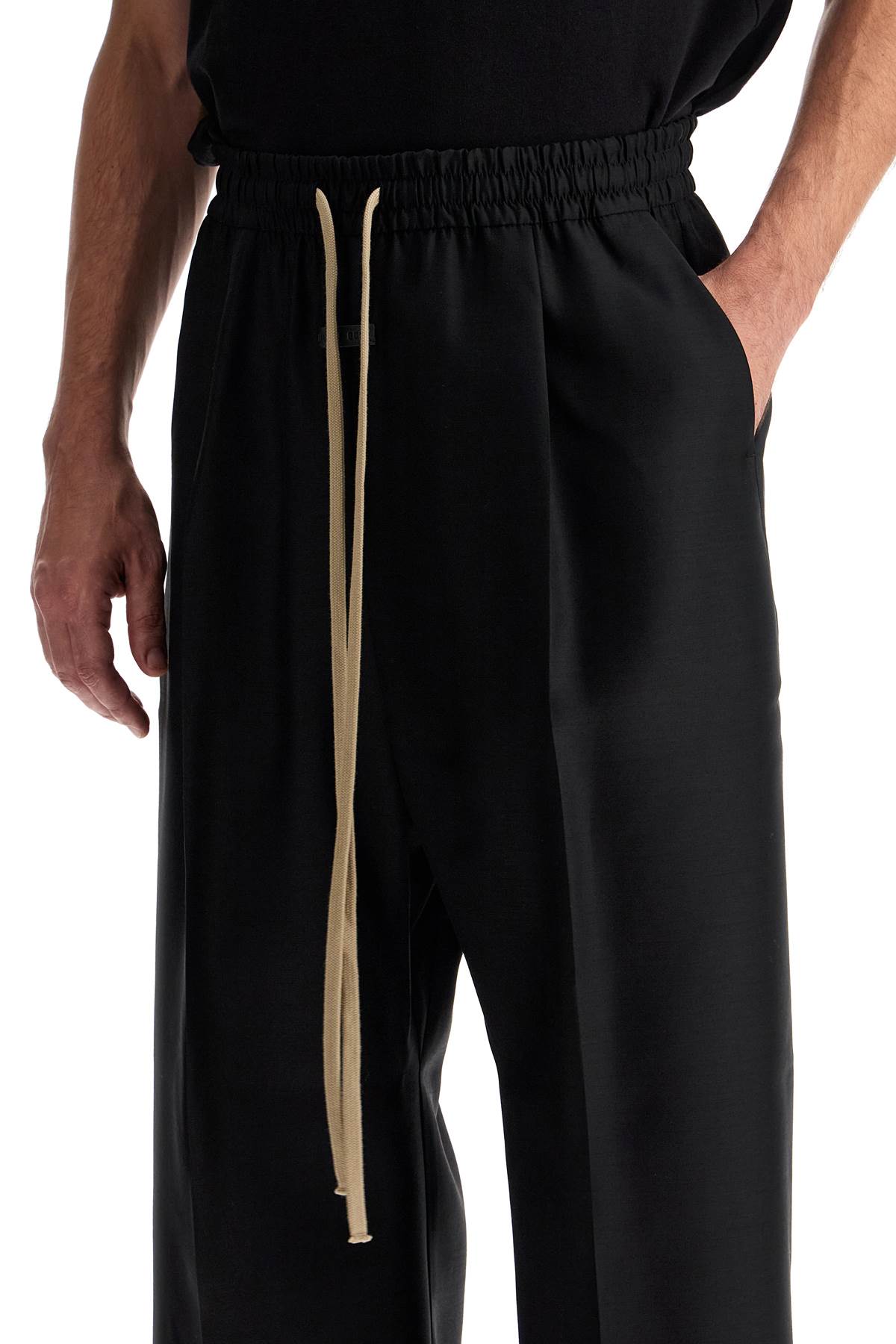 Fear Of God Wide Wool And Silk Trousers