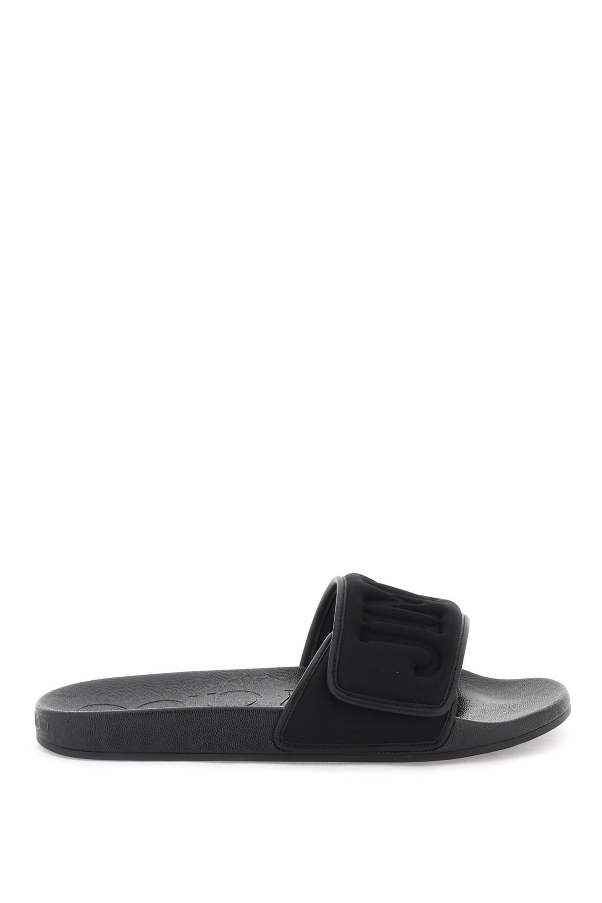 JIMMY CHOO Slides Con Logo