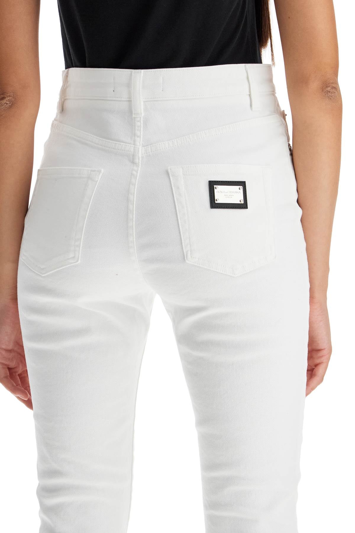 Dolce & Gabbana Stretch Denim Audrey Jeans In Italian Html