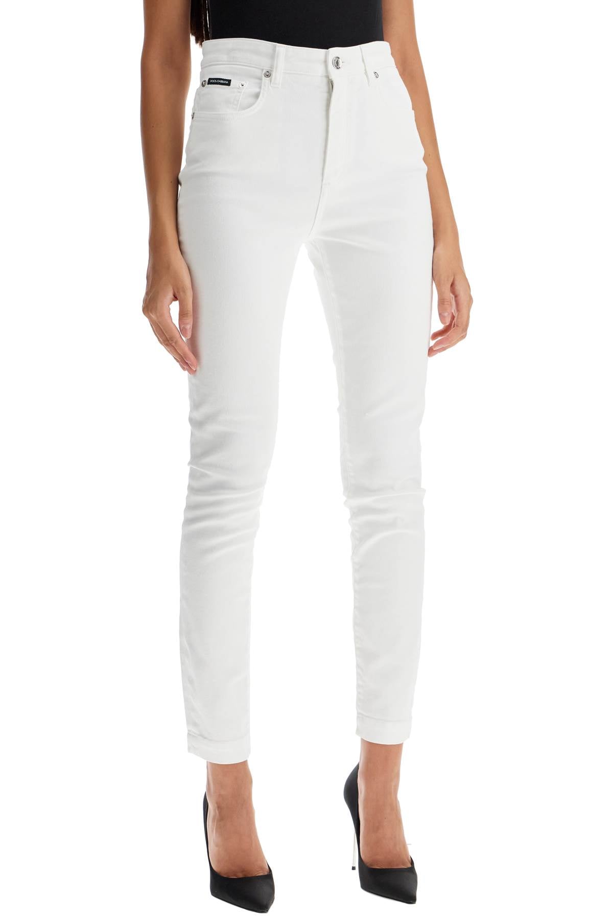 Dolce & Gabbana Stretch Denim Audrey Jeans In Italian Html