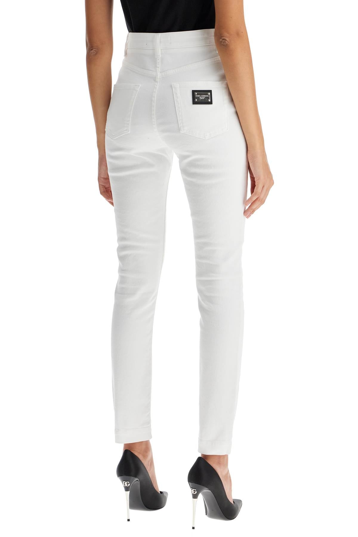 Dolce & Gabbana Stretch Denim Audrey Jeans In Italian Html