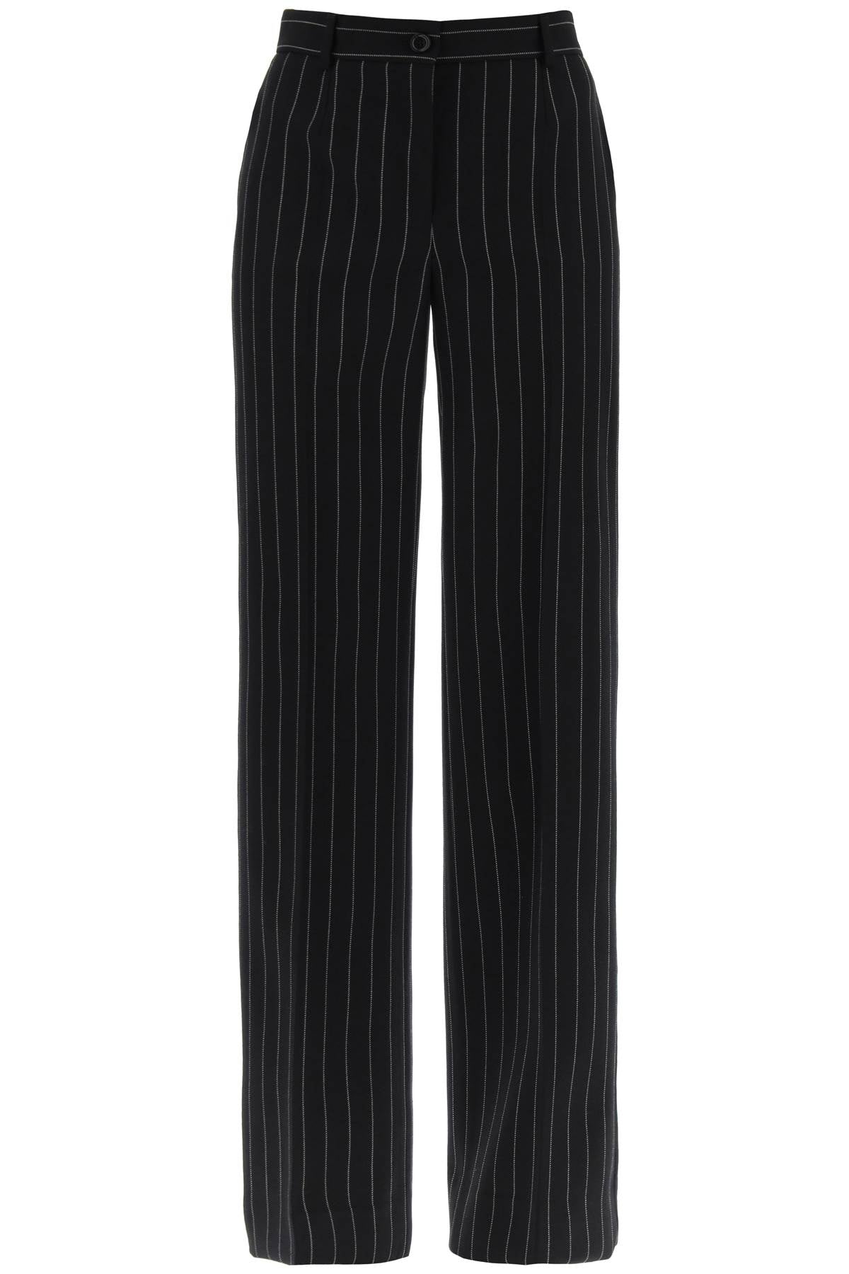 DOLCE & GABBANA Pantaloni Flare Gessati