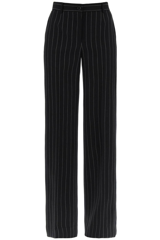 DOLCE & GABBANA Pantaloni Flare Gessati