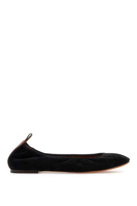 Lanvin Suede Ballet Flats For