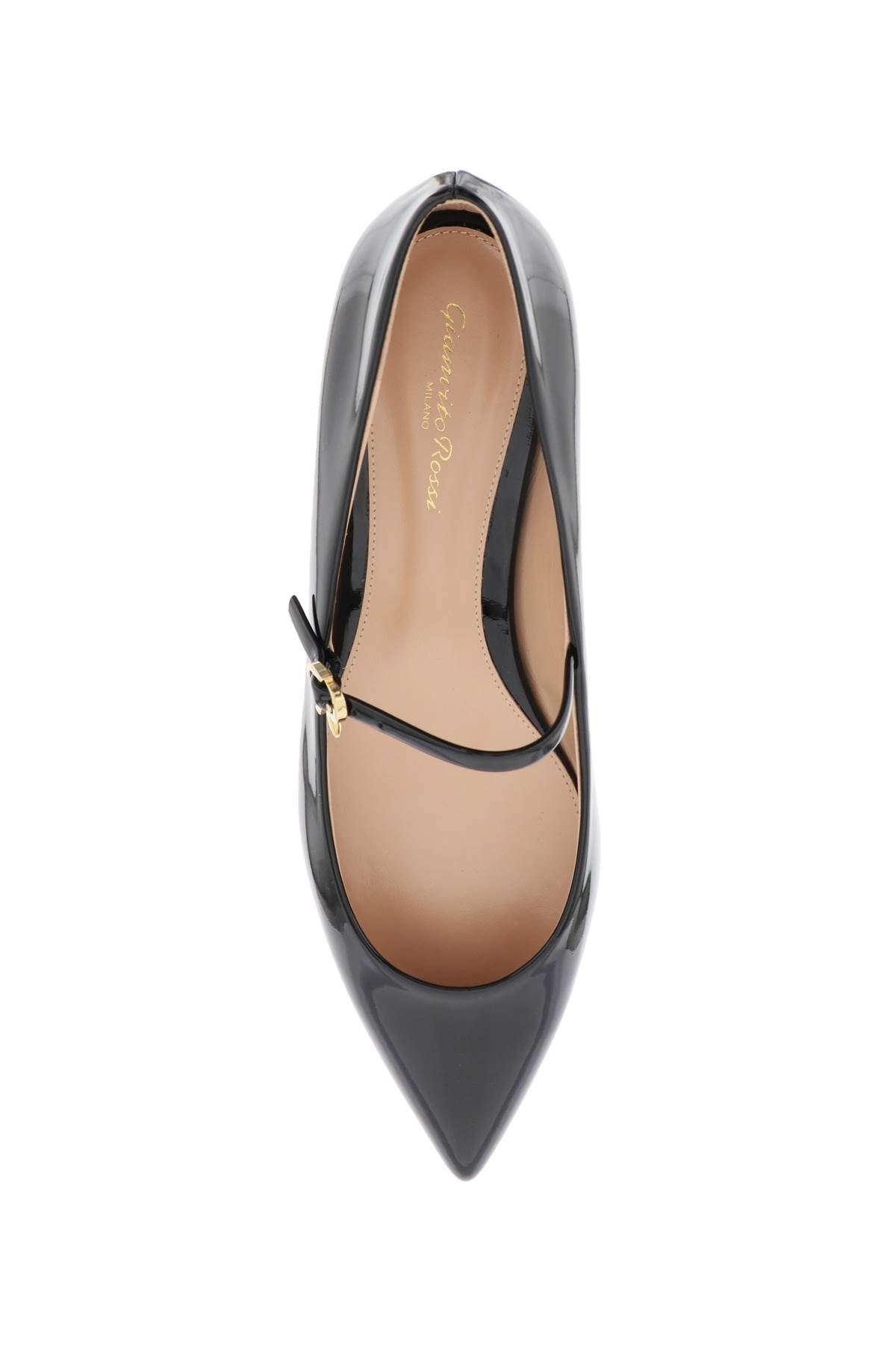 Gianvito Rossi Ribbon Jane Ballerina Flats