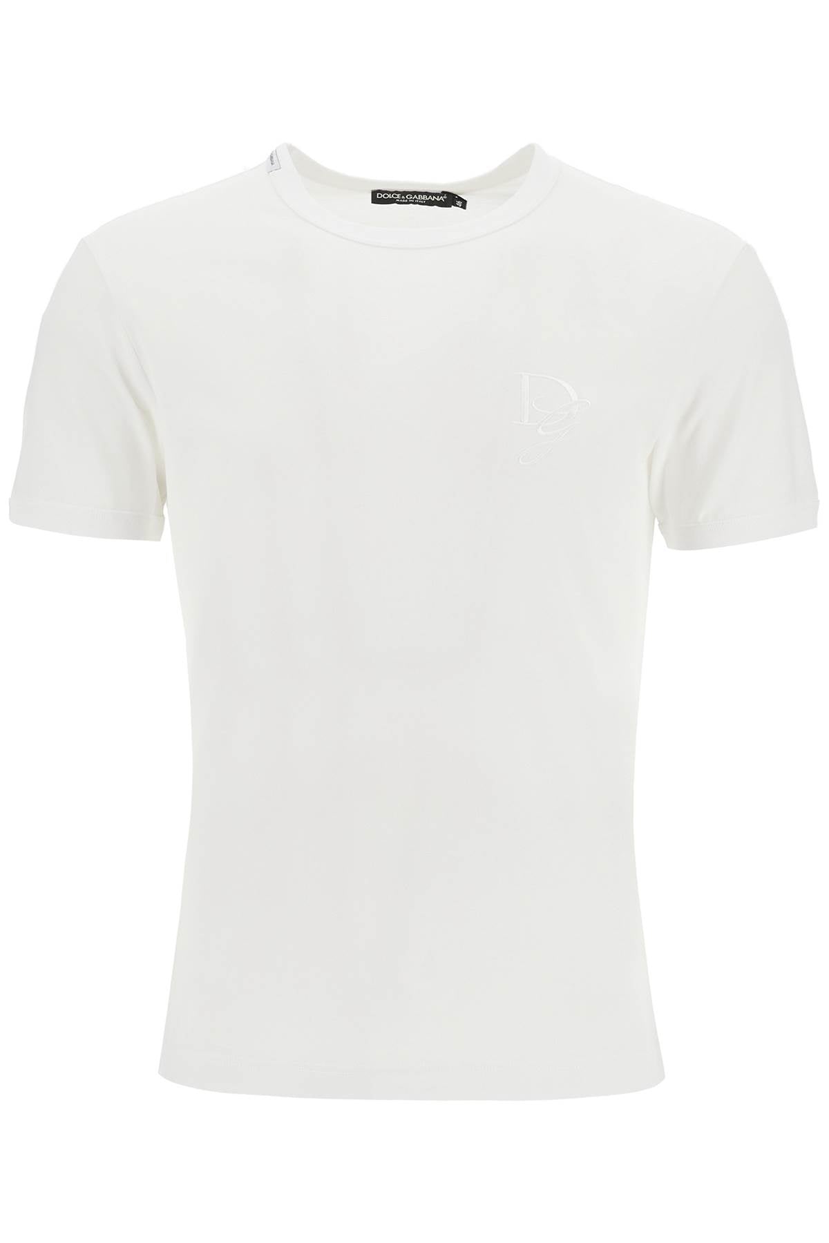 Dolce & Gabbana Dg Embroidered T-Shirt With