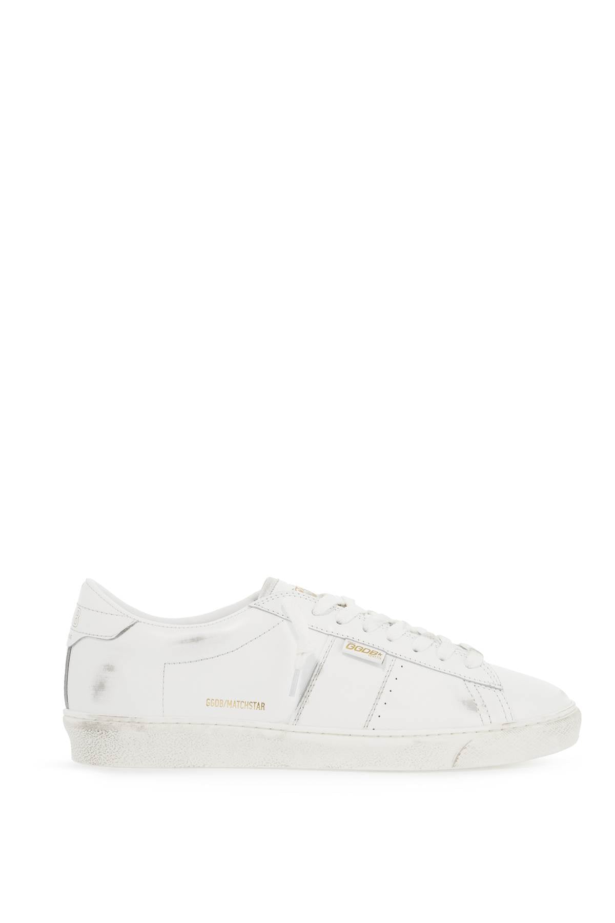 Golden Goose Smooth Leather Matchstar Sneakers In