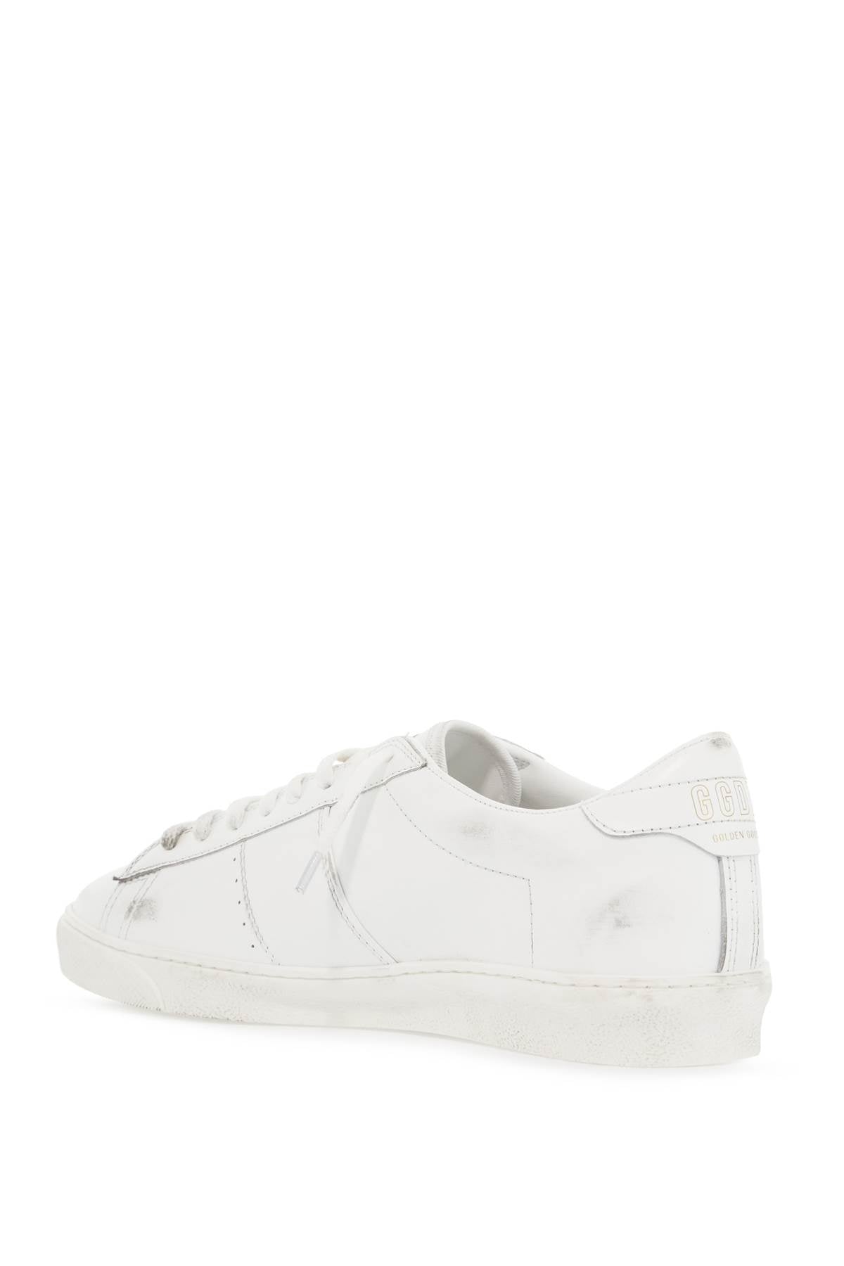 Golden Goose Smooth Leather Matchstar Sneakers In