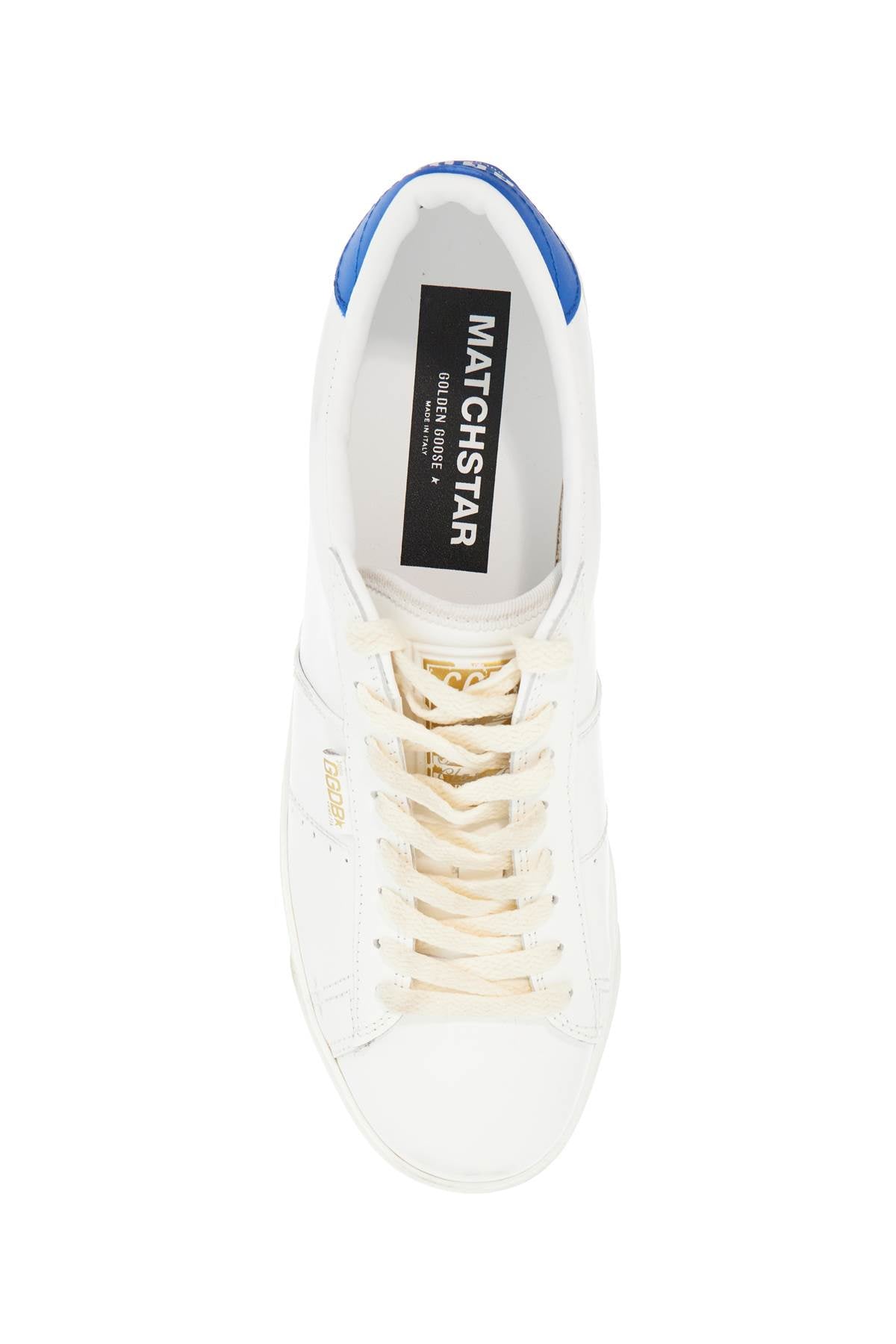 Golden Goose Smooth Leather Matchstar Sneakers In