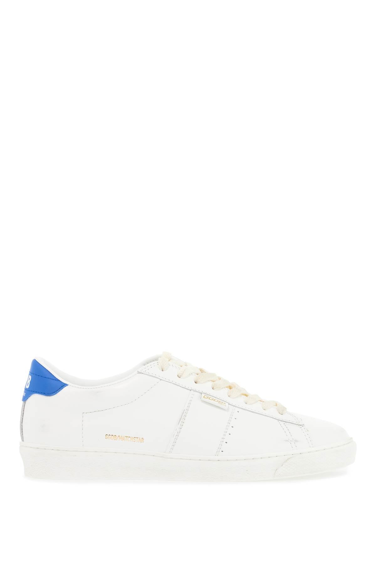 Golden Goose Smooth Leather Matchstar Sneakers In