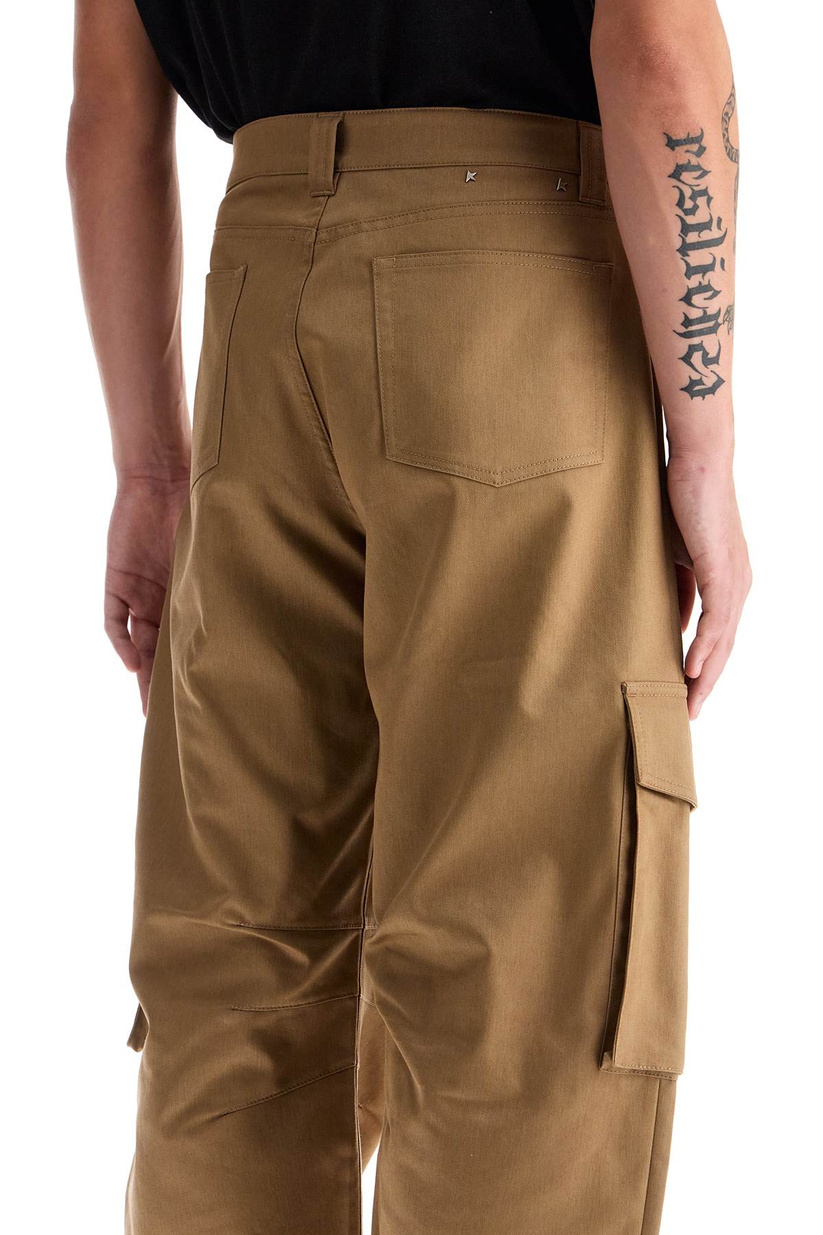 Golden Goose Twill Cargo Pants In Italian