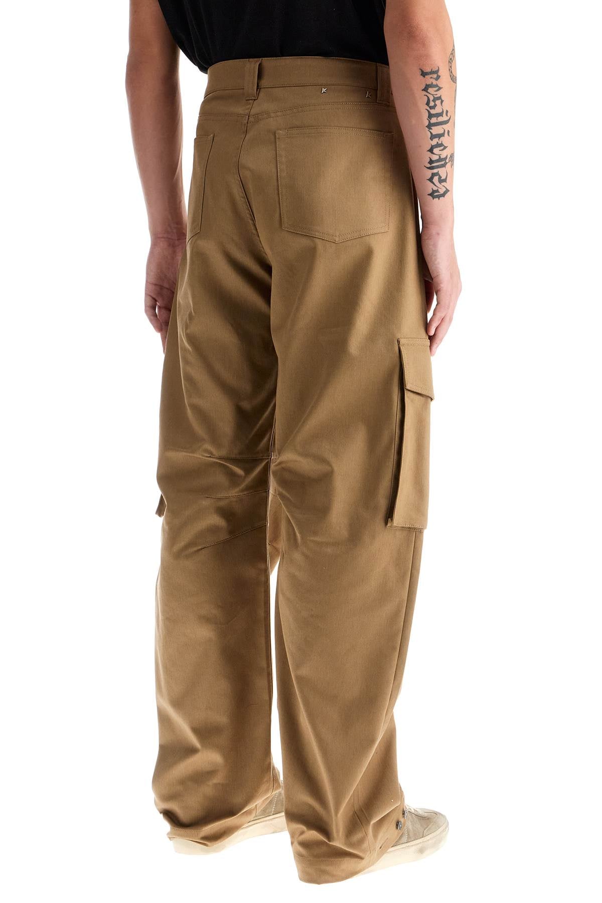 Golden Goose Twill Cargo Pants In Italian