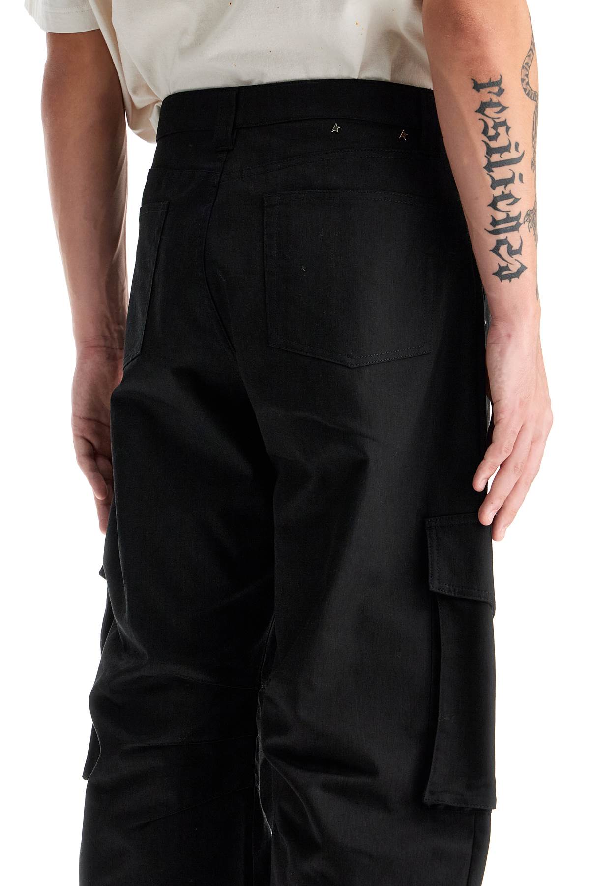 Golden Goose Twill Cargo Pants In Italian