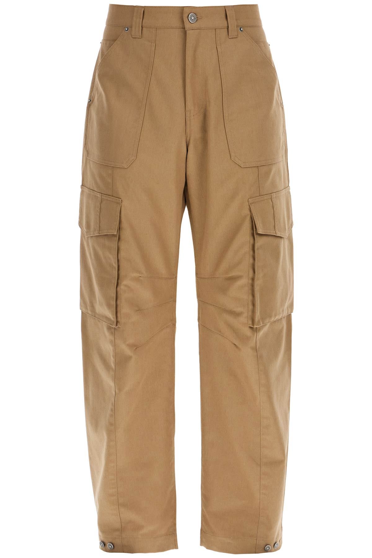 Golden Goose Twill Cargo Pants In Italian