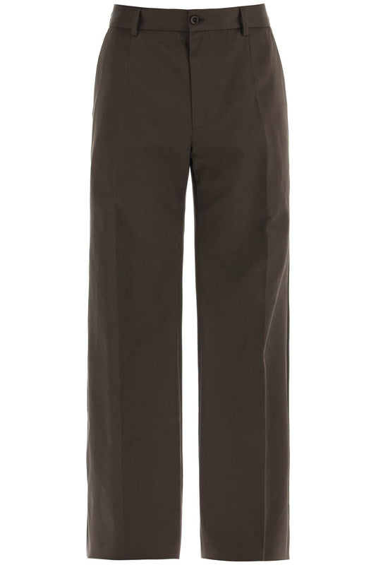 Dolce & Gabbana Tailored Cotton Trousers For Men