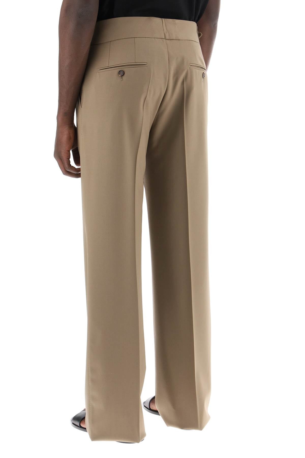 Dolce & Gabbana Tailored Stretch Trousers In Bi-St