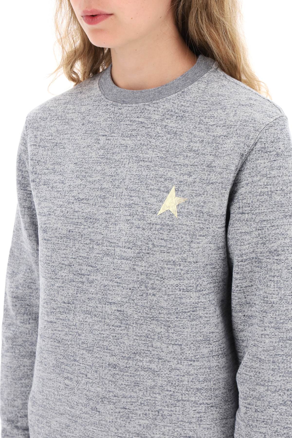 Golden Goose Athena Sweatshirt With Gold Star