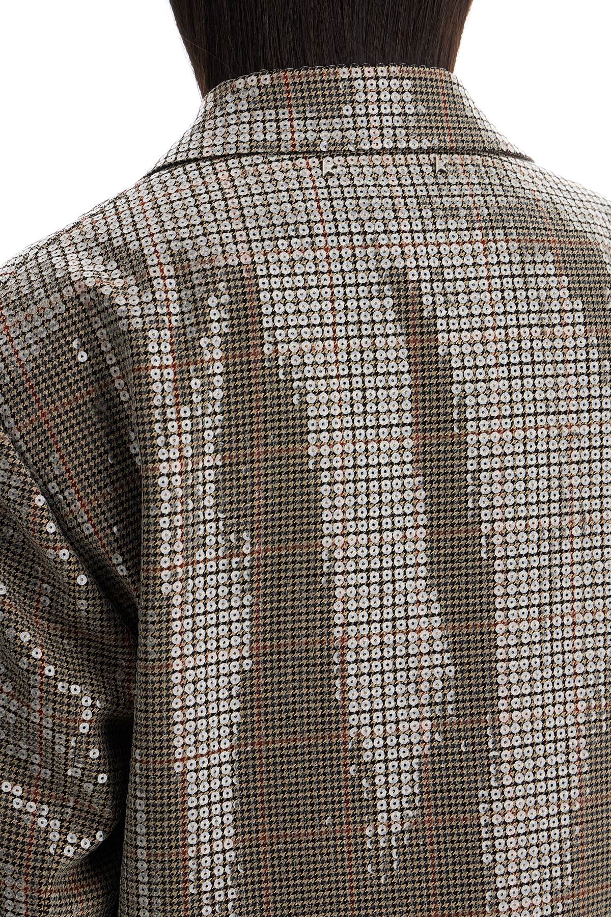 Golden Goose Houndstooth Blazer With Sequins