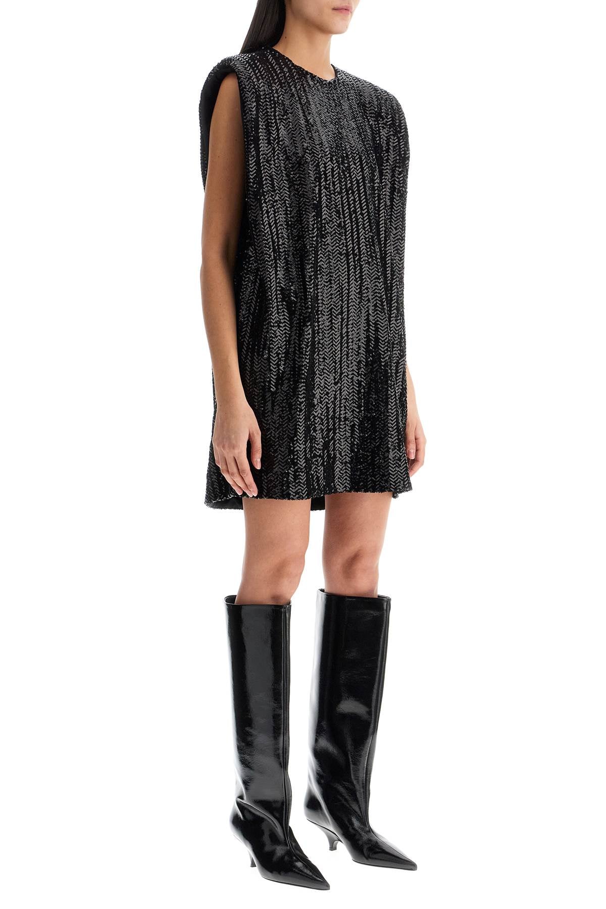 Golden Goose Sequin Mini Dress.