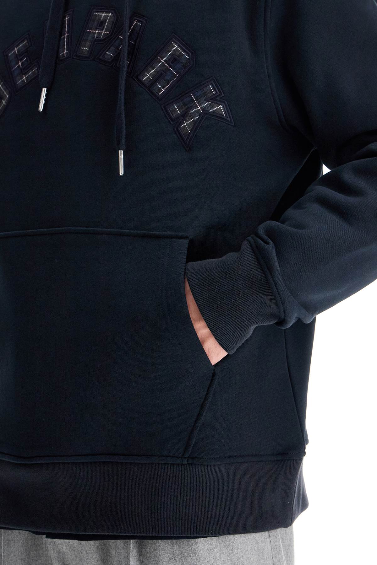 EdenPark Hooded Sweatshirt With Logo Patch