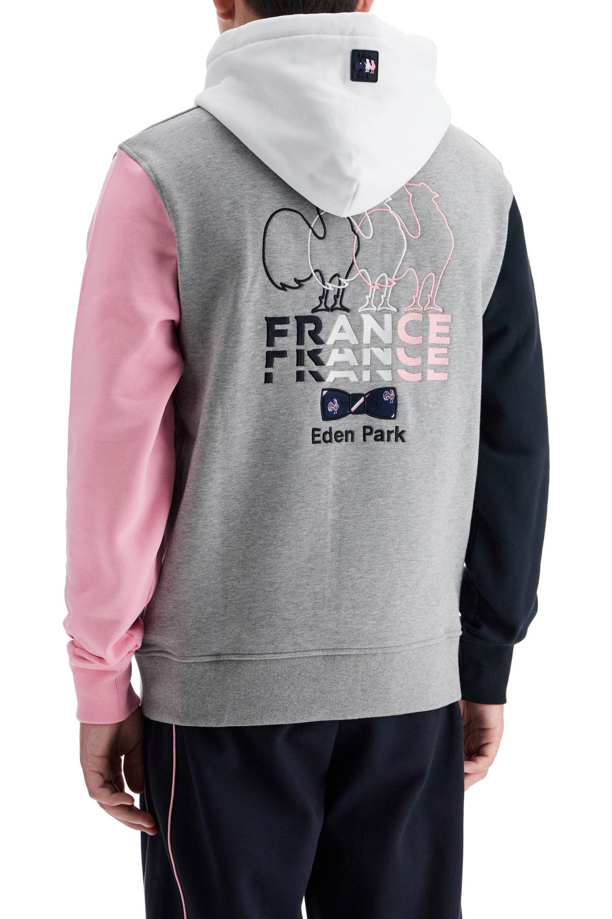 EdenPark Hooded Color Block Sweatshirt