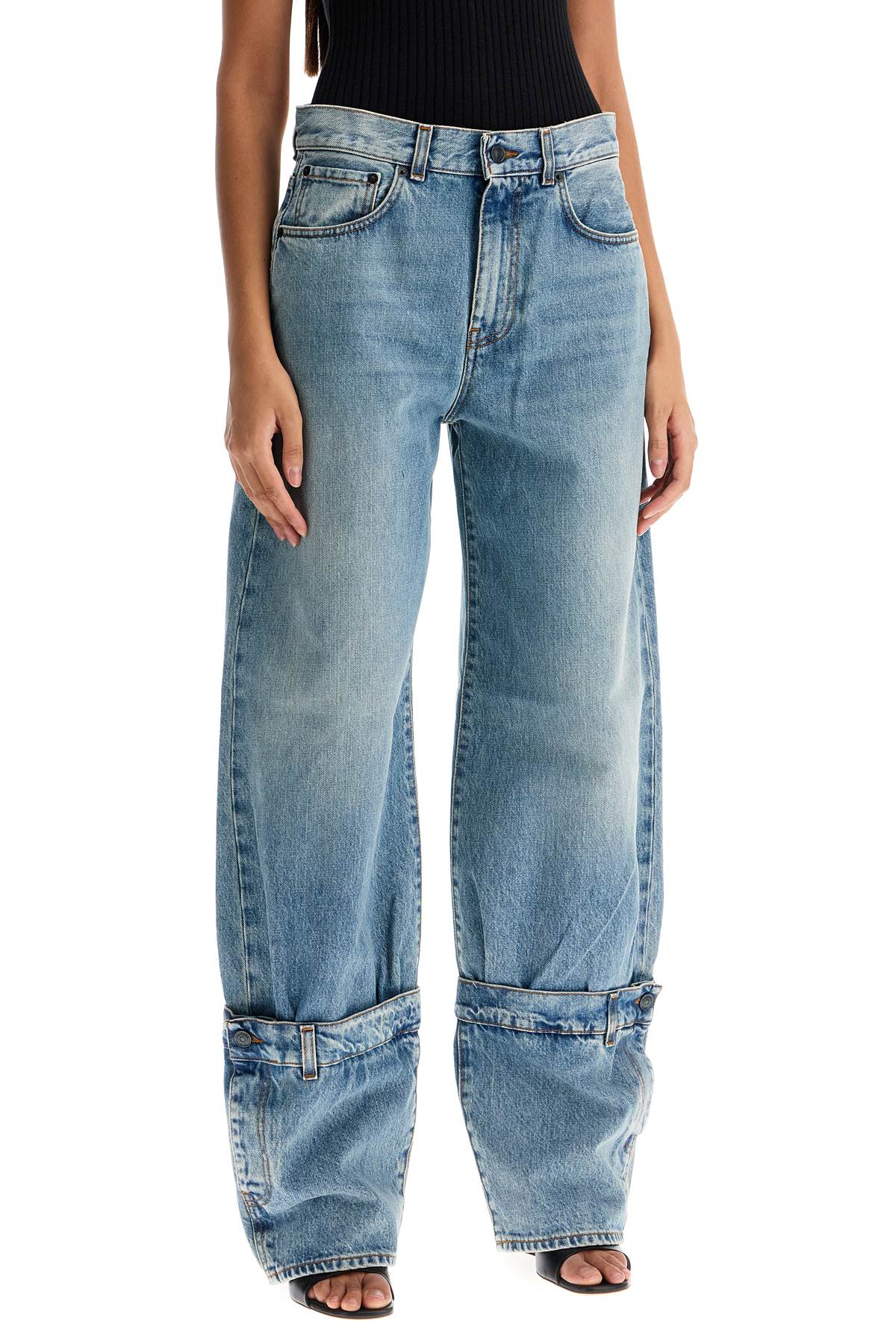 Haikure Wide-Legged Hurley Jeans For