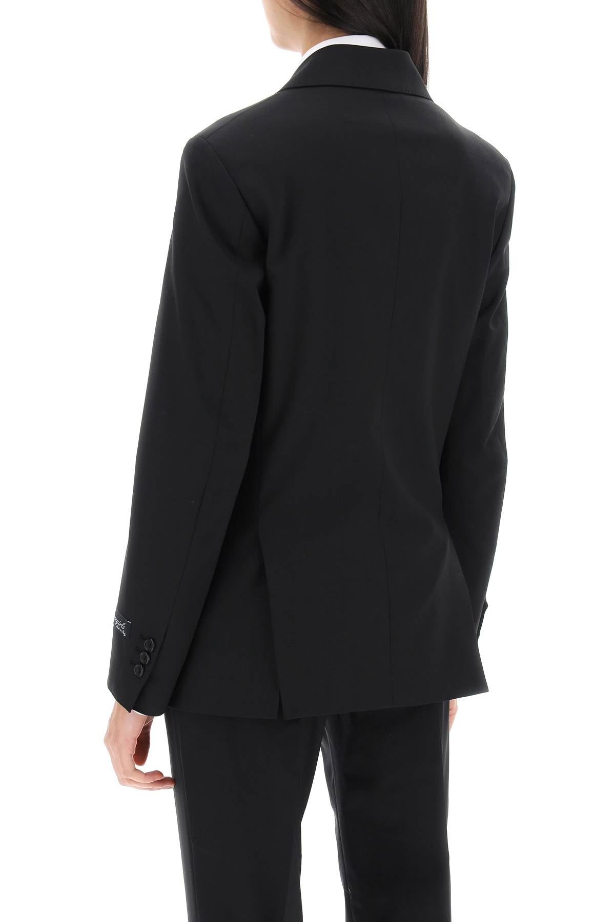 Homme Girls Slim Fit Double-Breasted Blazer