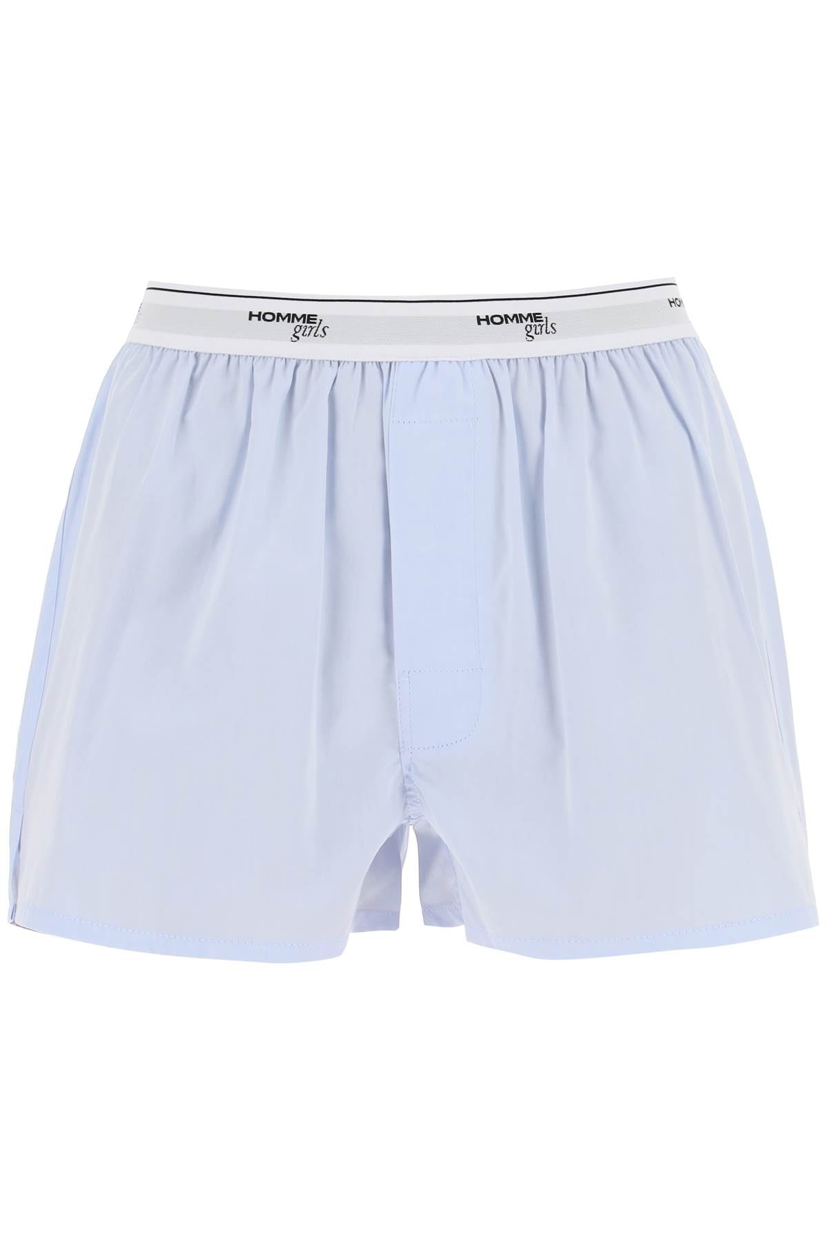 Homme Girls Cotton Boxer Shorts