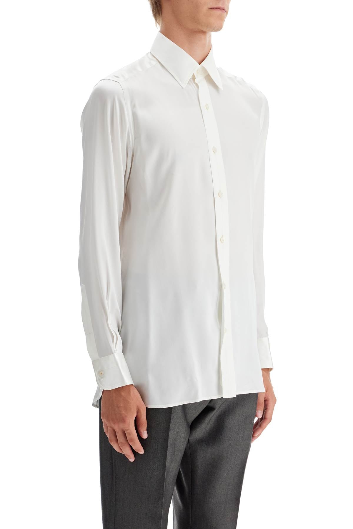 TOM FORD Camicia In Seta Slim Fit