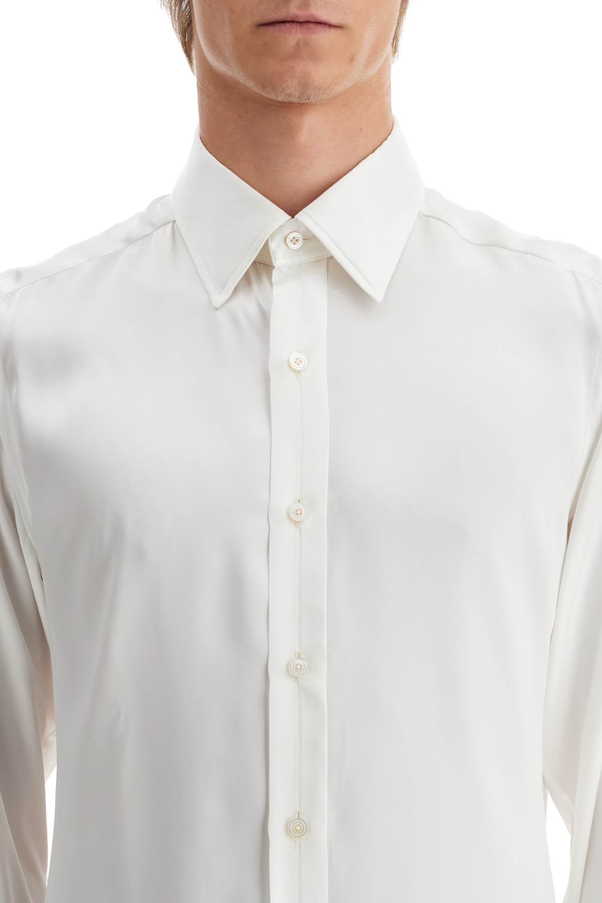 TOM FORD Camicia In Seta Slim Fit