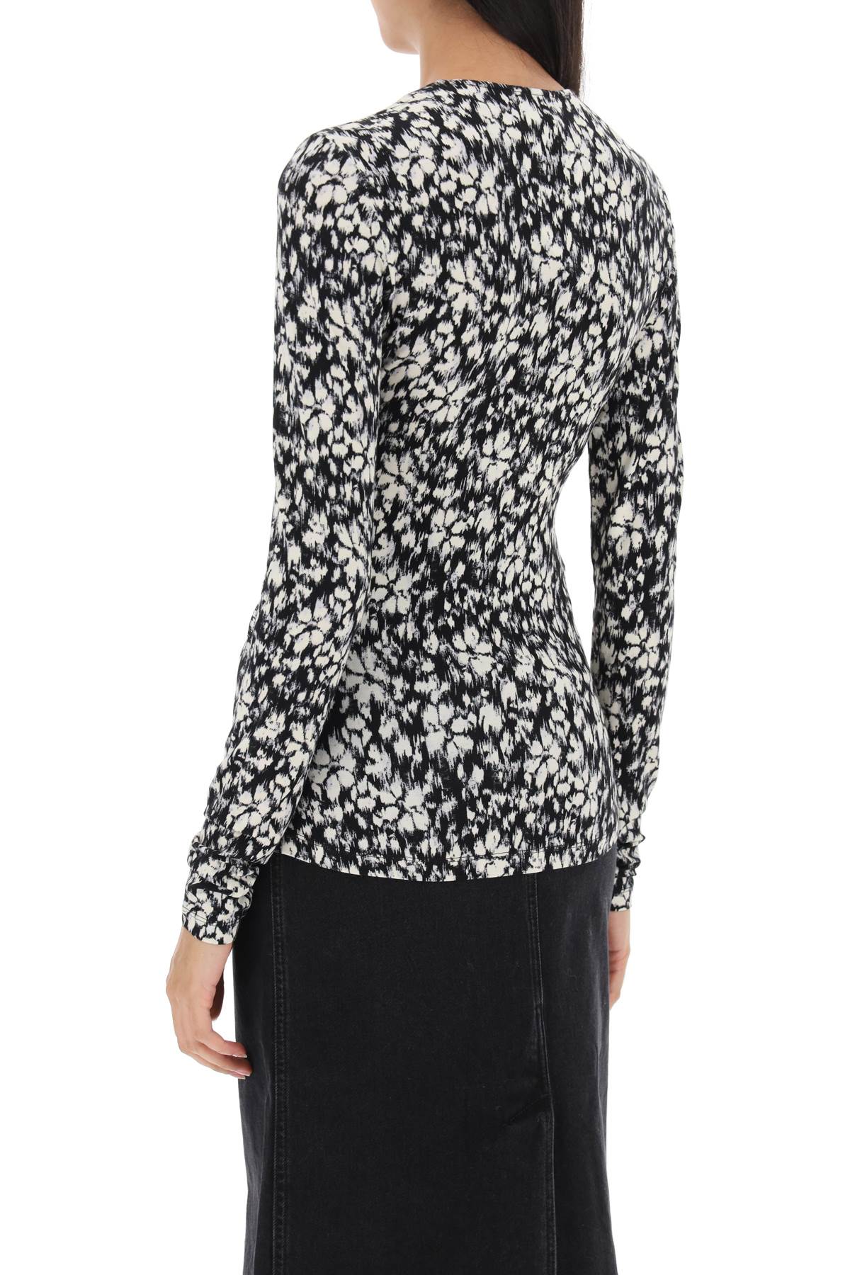 Isabel Marant Etoile Lyss Long Sleeve Jersey Top