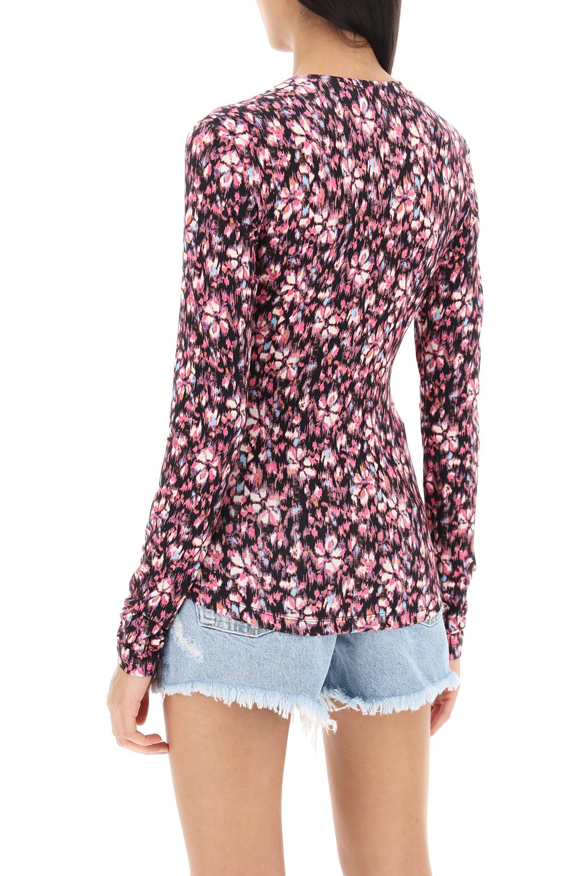 Isabel Marant Etoile Lyss Long Sleeve Jersey Top