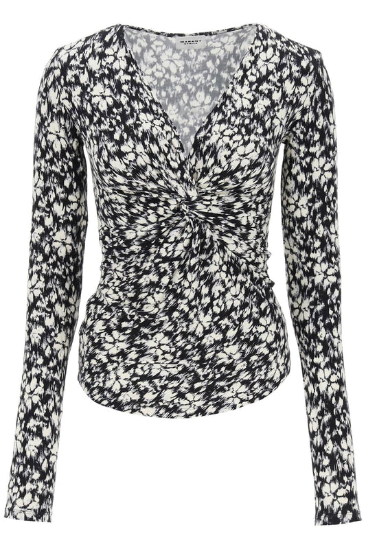 Isabel Marant Etoile Lyss Long Sleeve Jersey Top