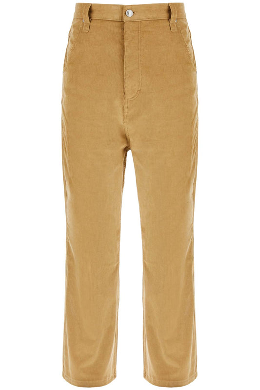 Ami Alexandre Matiussi Baggy Corduroy Pants With Rib