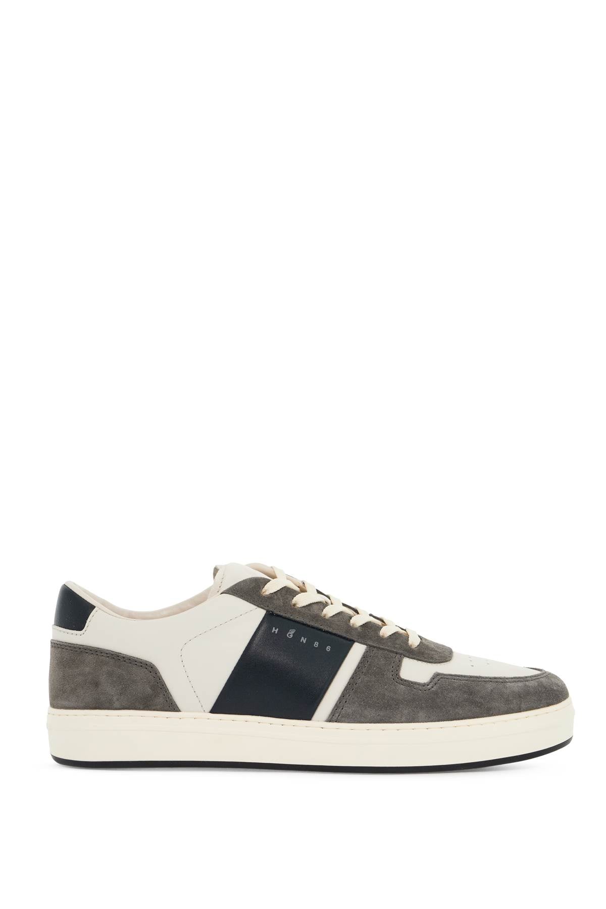 Hogan Smooth And Suede Leather H-Tv Sneakers.