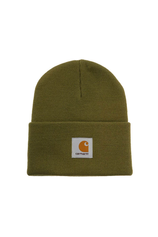 Carhartt Wip Beanie Hat With Logo Patch