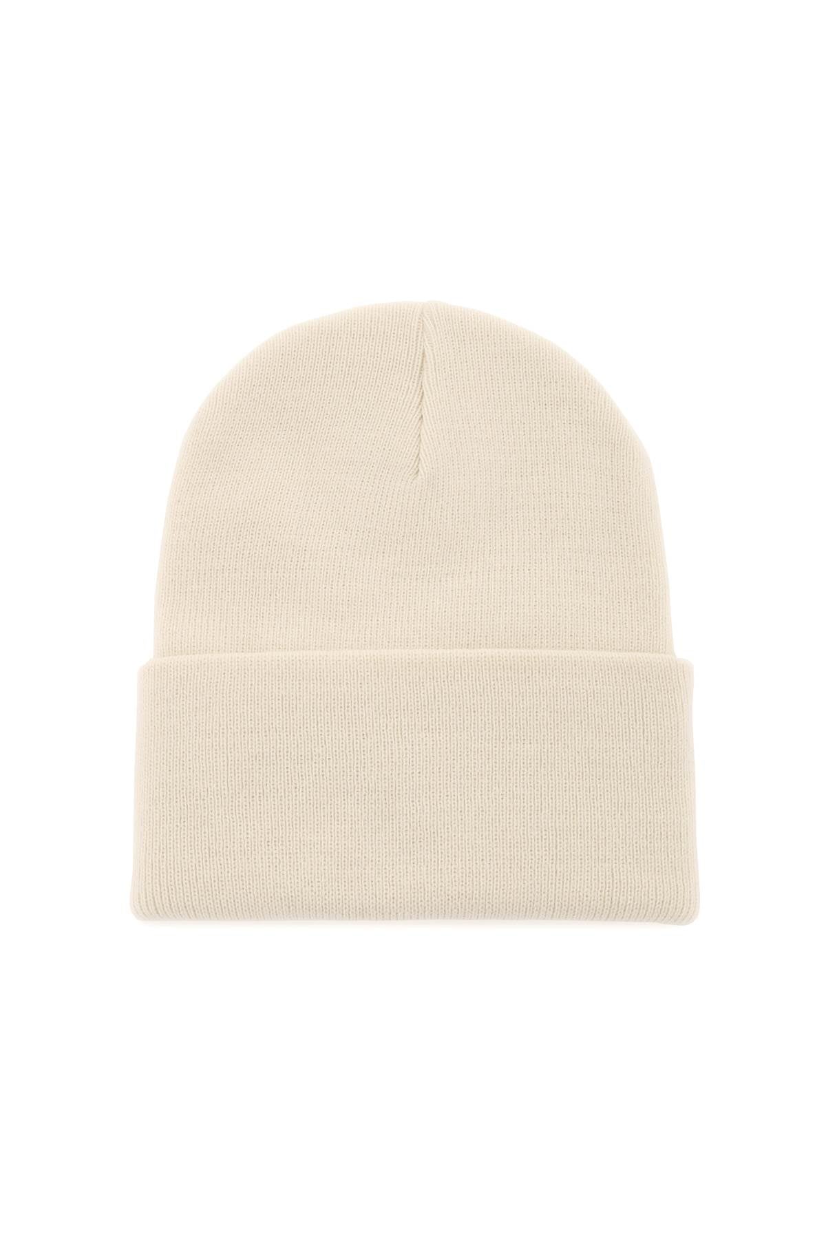 Carhartt Wip Beanie Hat With Logo Patch