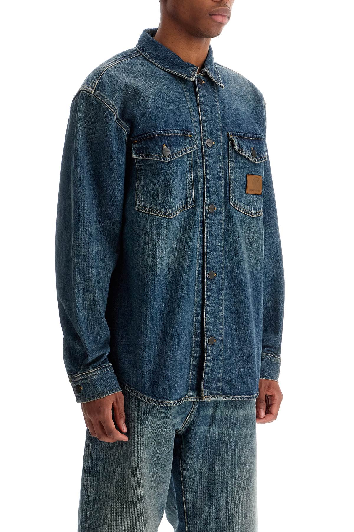 Carhartt Wip Lincoln Denim Shirt For Men