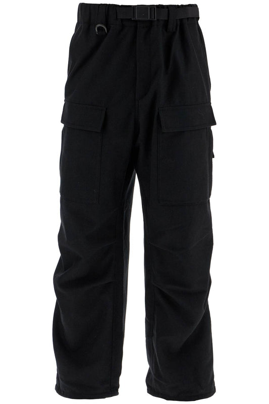 Y-3 Flannel Cargo Pants For Men