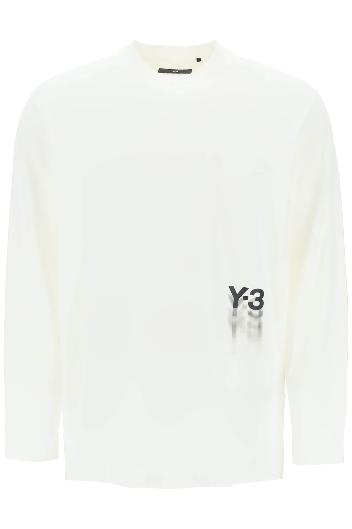 Y-3 Long-Sleeved T-Shirt With Logo Print