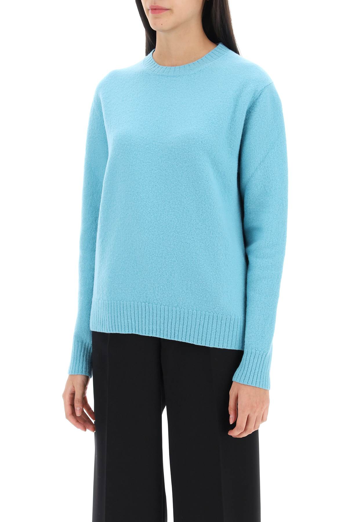 Jil Sander Crew-Neck Sweater In Wool