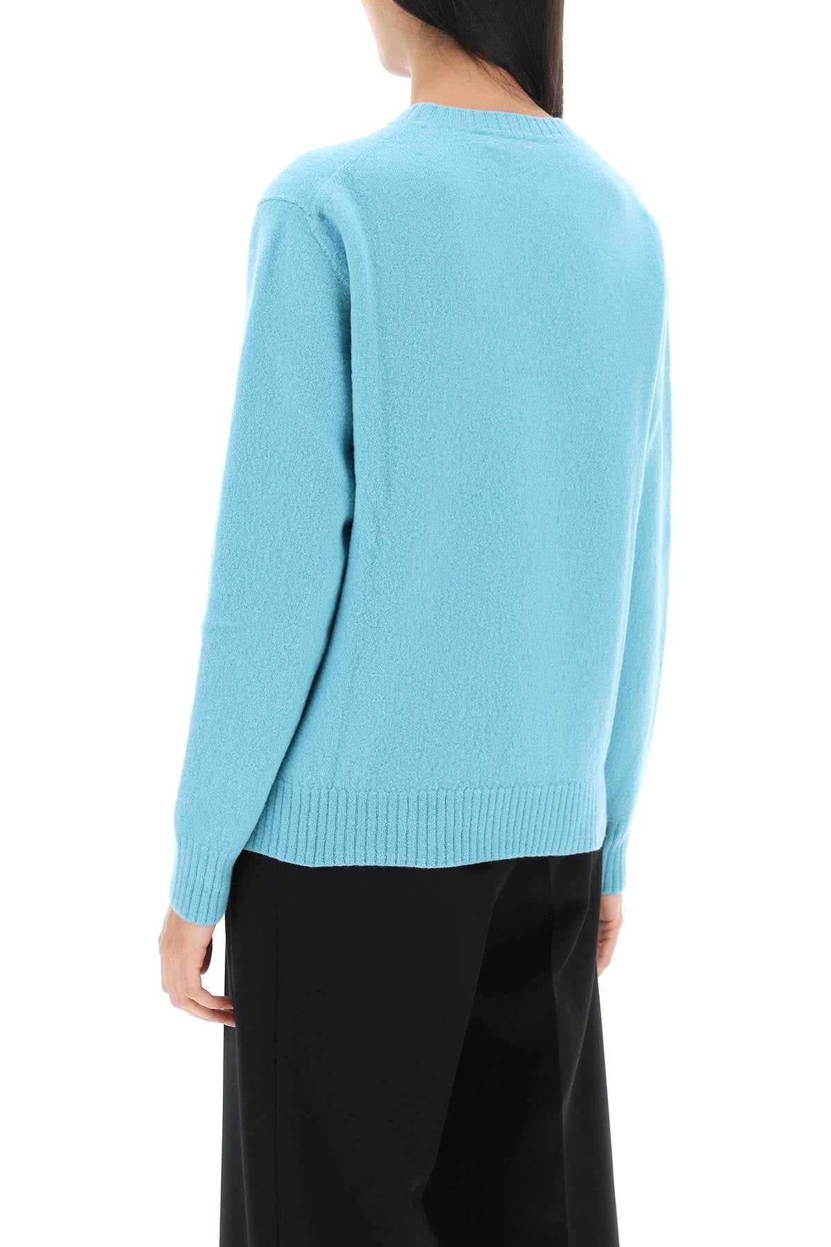 Jil Sander Crew-Neck Sweater In Wool