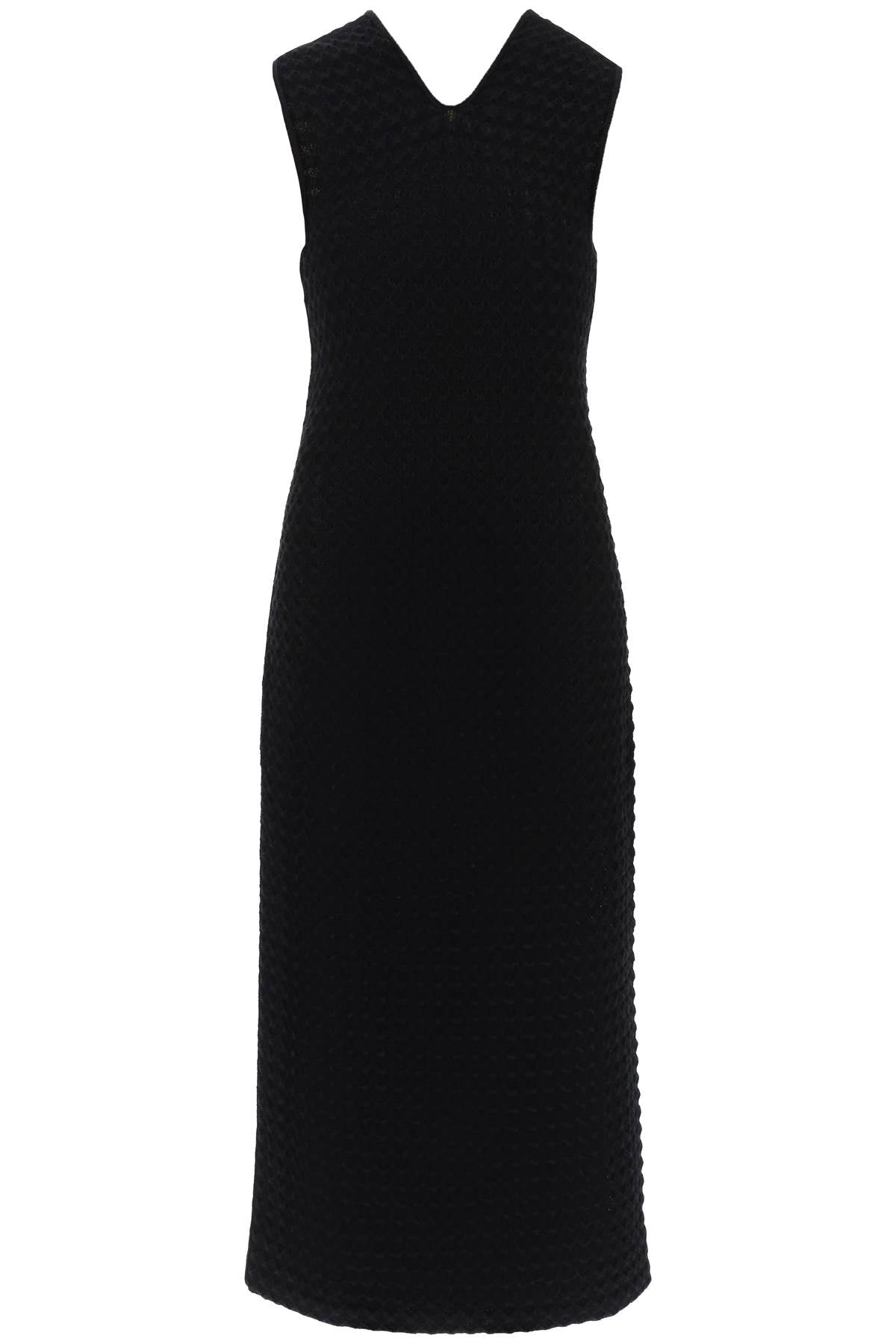 Jil Sander Midi Dress In Openwork Knit