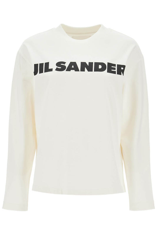 Jil Sander Long-Sleeved Logo T-Shirt