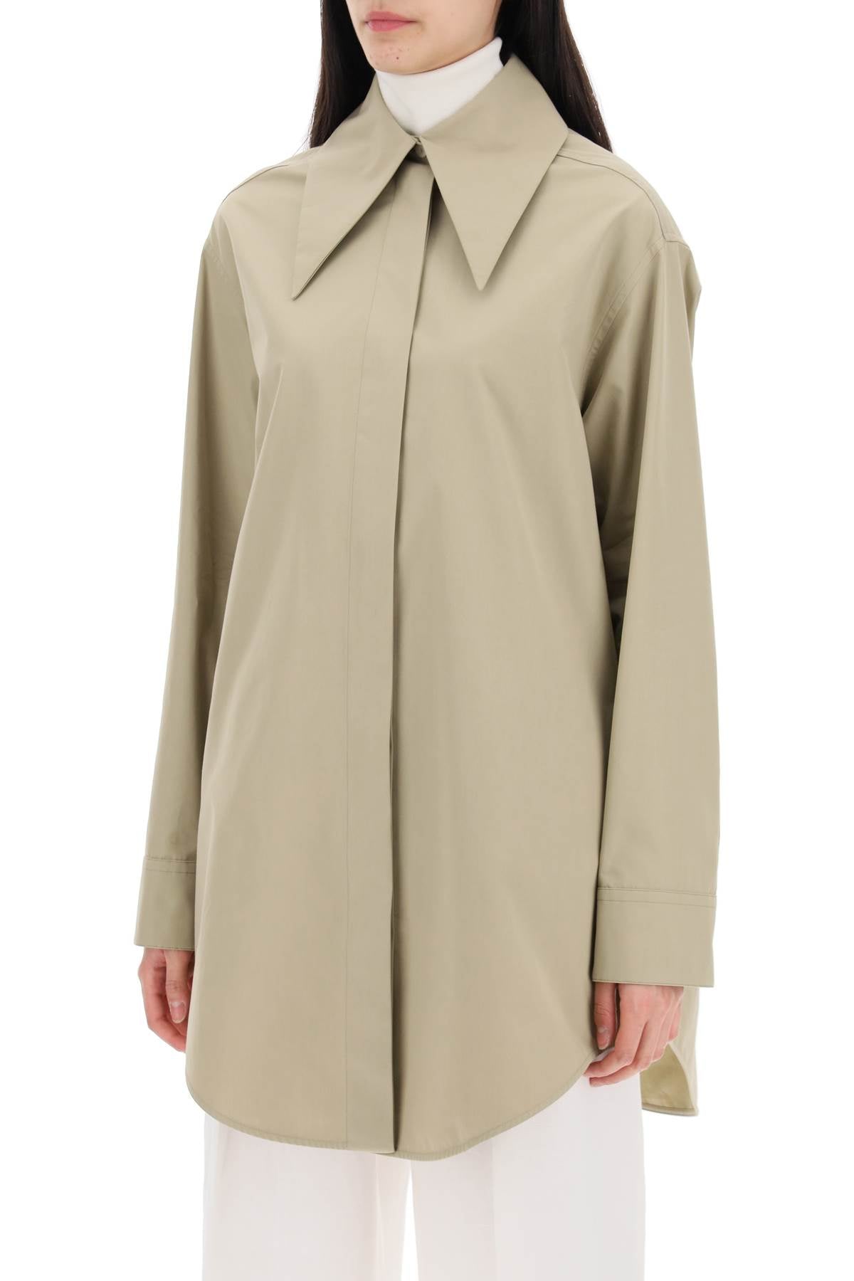 Jil Sander Oversized Organic Cotton Shirt