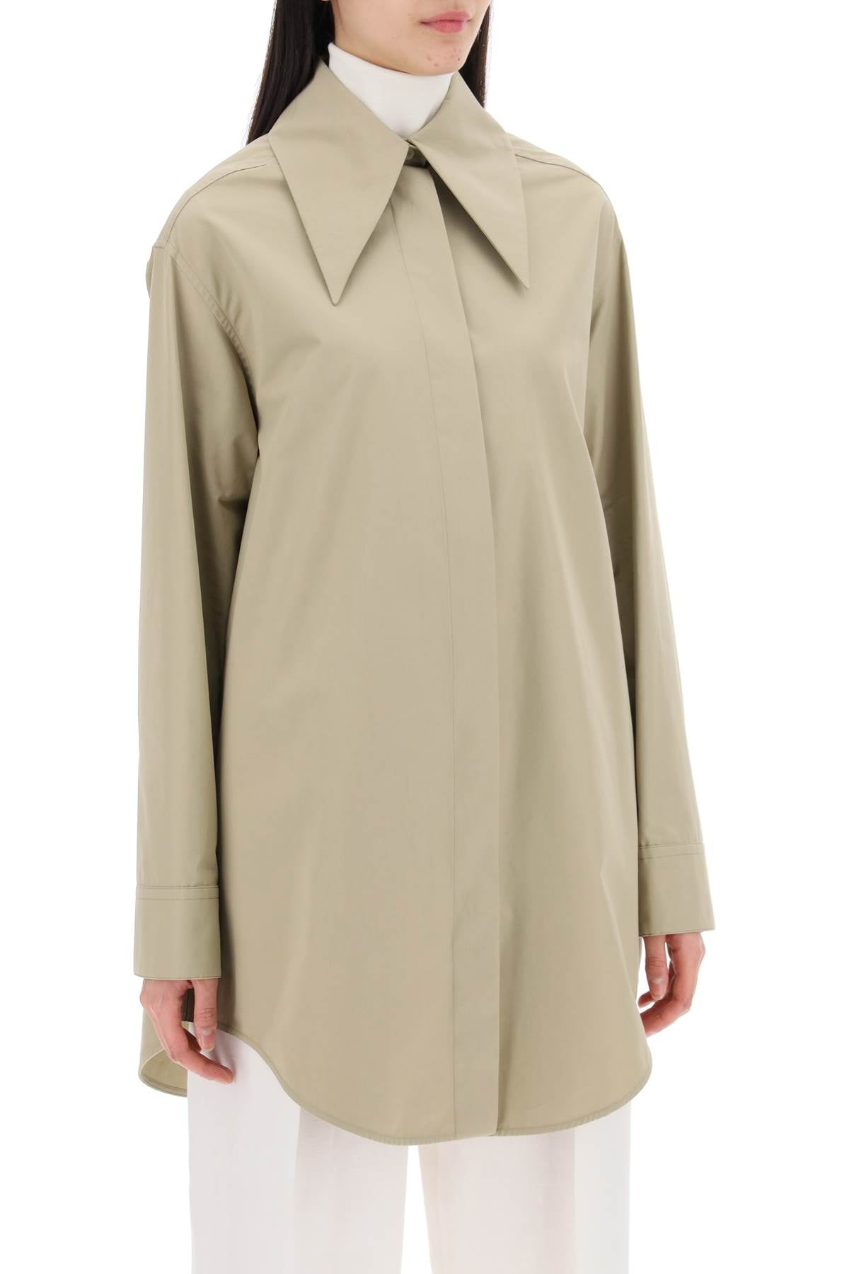 Jil Sander Oversized Organic Cotton Shirt